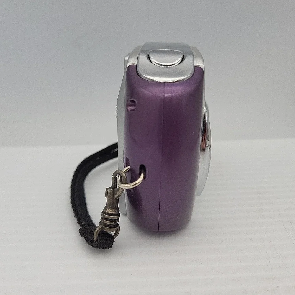 Argus Digital Camera DC1510 Purple Compact 5.0MP 2x Zoom Tested Working Bundle